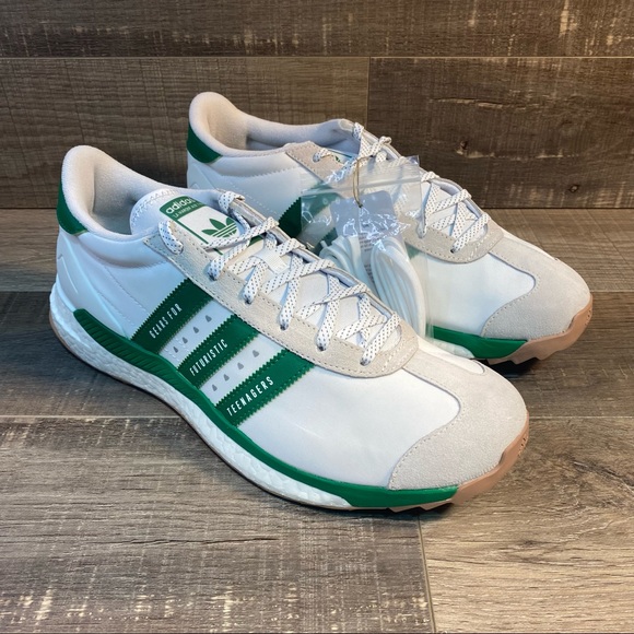 Adidas Country x Human Made ‘Gears for Futuristic Teenagers’ - White Green - Picture 1 of 7